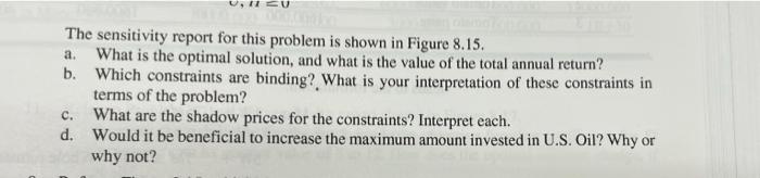 for a num- ber of clients. A particular portfolio consists of U