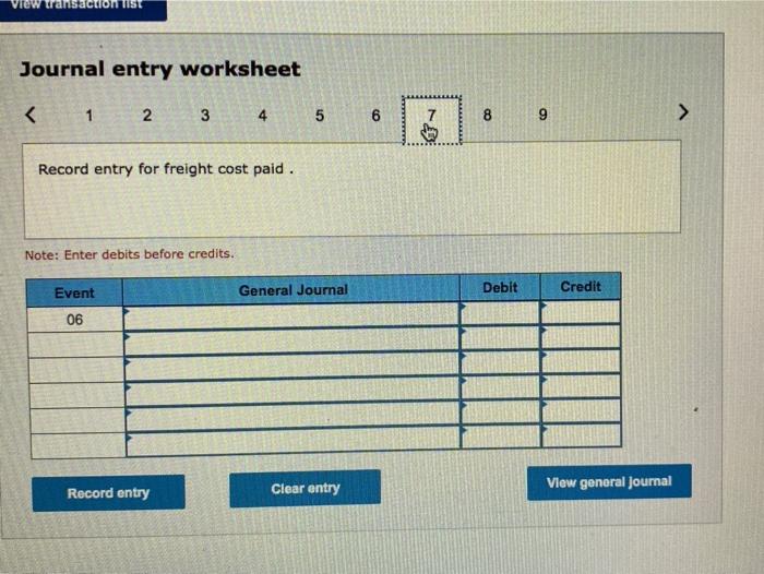 merchandise on account that cost $4,210. 2. The goods in Event 1