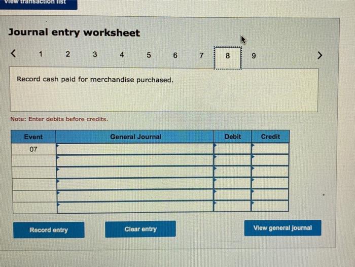 were purchased FOB shipping point with freight cost of $235 cash. 3.