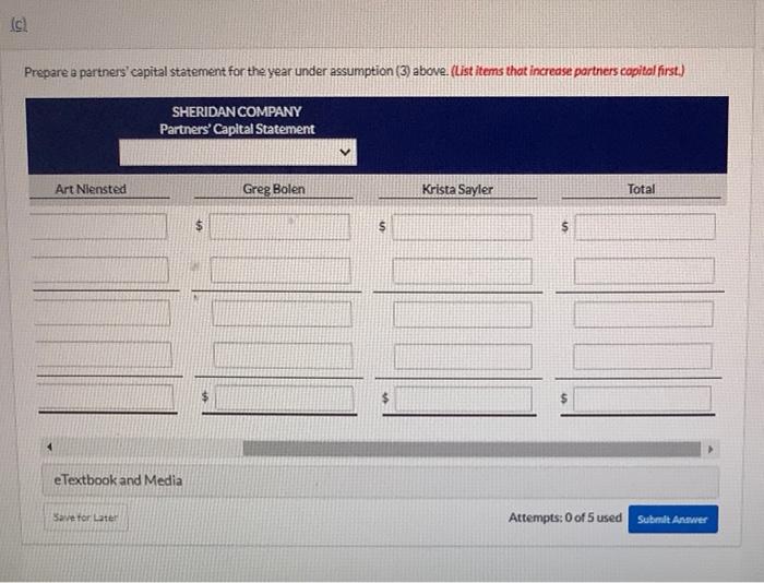 27,600 Krista Saylor 9200 23.000 The capital balance represents each partner's initial