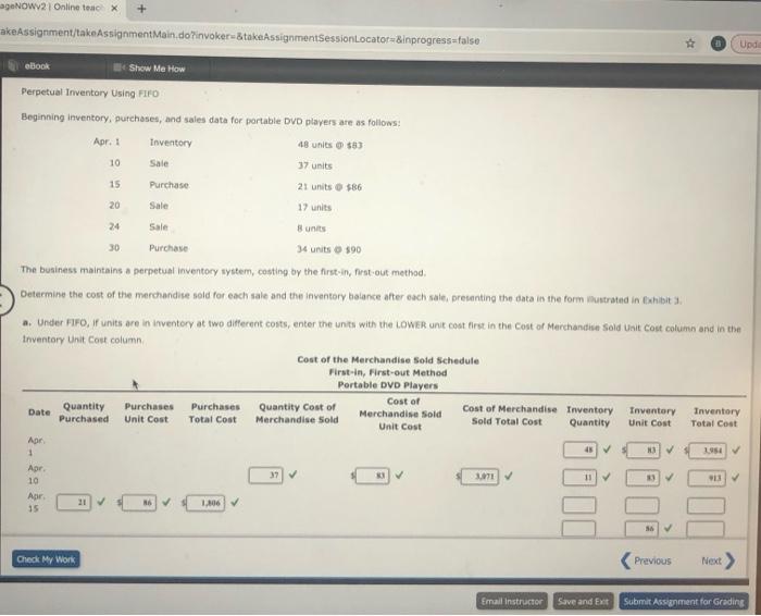 Please explain and answer, thanks! NOWV2 Online teacX + akeAssignment/takeAssignmentMain.doFinvoker-StakeAssignmentSessionLocator=&inprogress=false Upde eBook