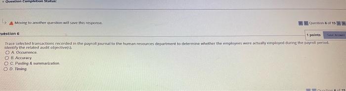 I need the answer very fast without explain Question completion Status Moving
