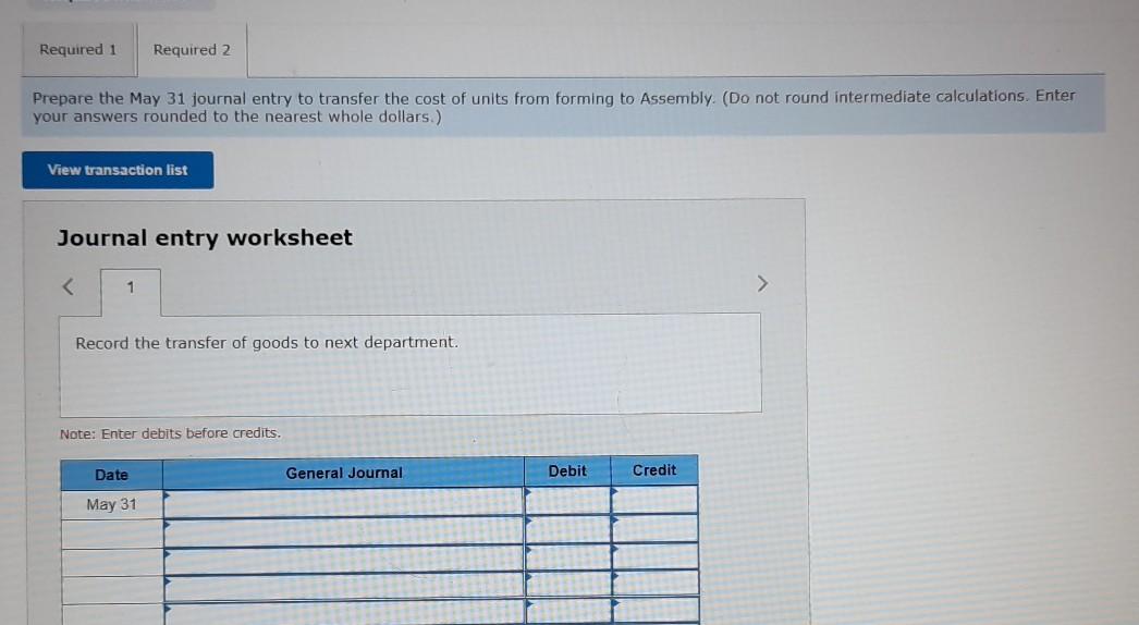 inventory Units started this period Units completed and transferred out Ending work