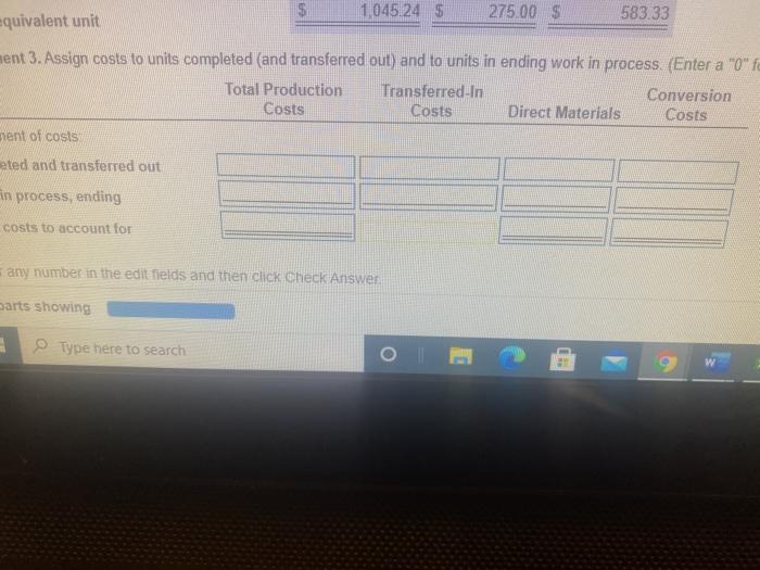 Direct Conversion Units (tons) Costs Materials Gosts 70 $ 771000$ OS 35