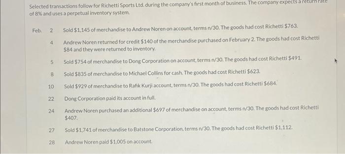 please do only if you 100% sure about the answer Selected transactions