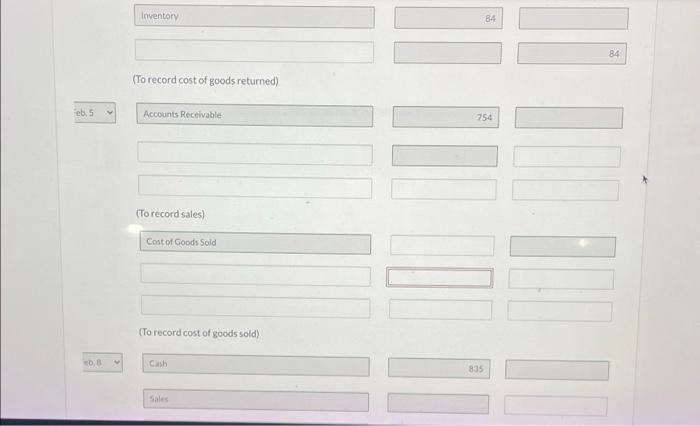 The company expects a return of 8% and uses a perpetual inventory