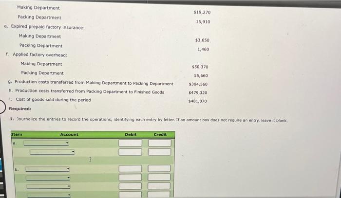 Soap Company manufactures powdered detergent. Phosphate is placed in process in the