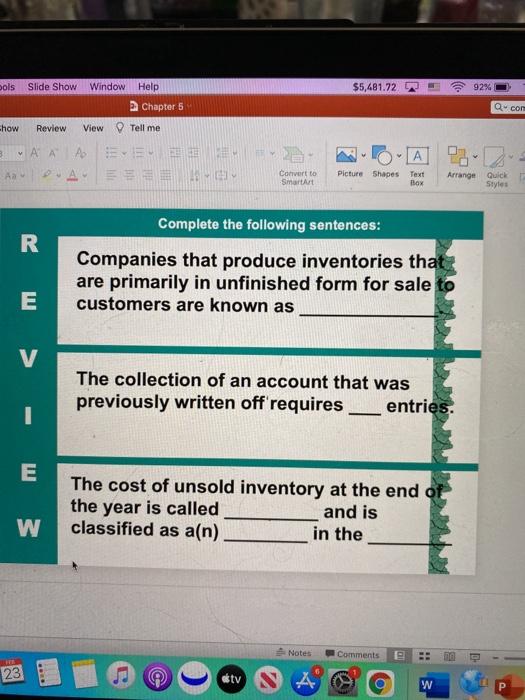 Review View Shape Format Tell me - A A Ap A Av