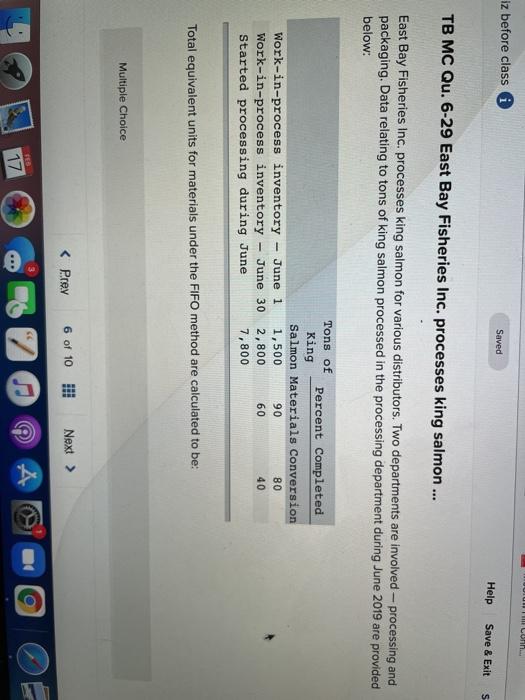  Cun. iz before class A Saved Help Save & Exit S