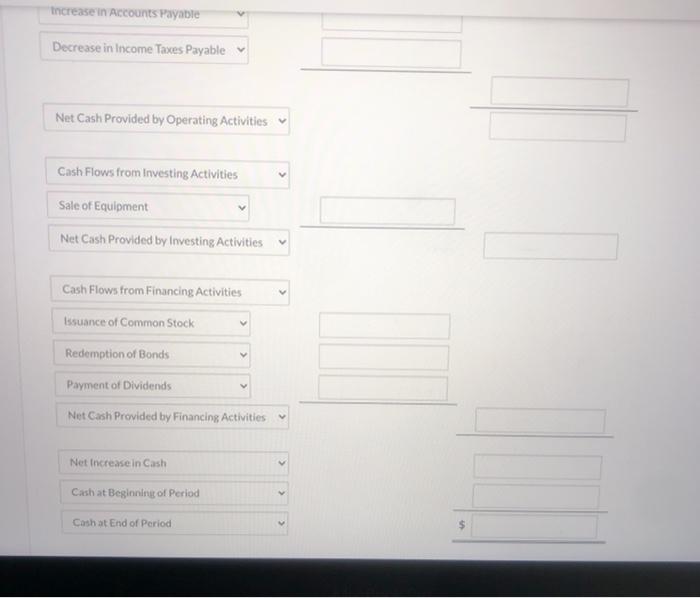receivable Inventory Equipment Accumulated depreciation-equipment Total $34,000 32,000 26,000 59,000 (29,000) $122,000