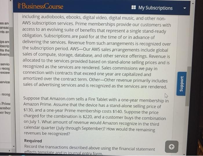 following description of its revenue recognition policies in its second quarter of