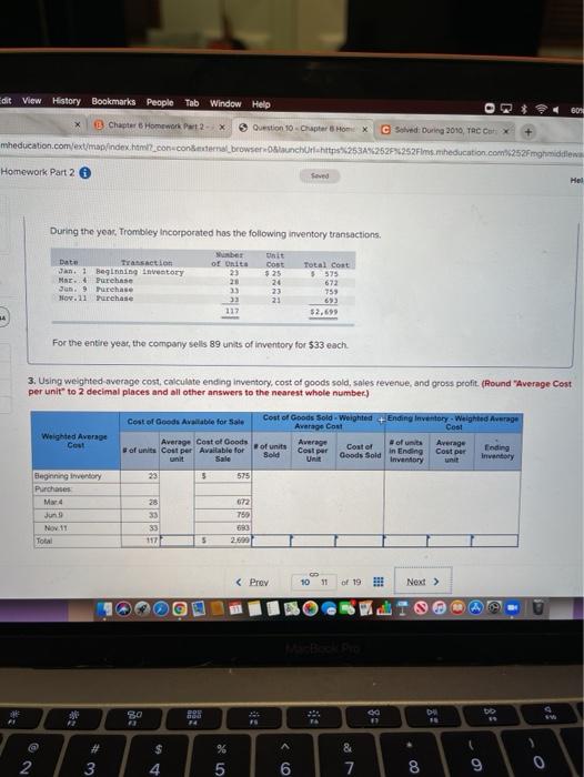  Edit View History Bookmarks People Tab Window Help 60 Chapter Homework