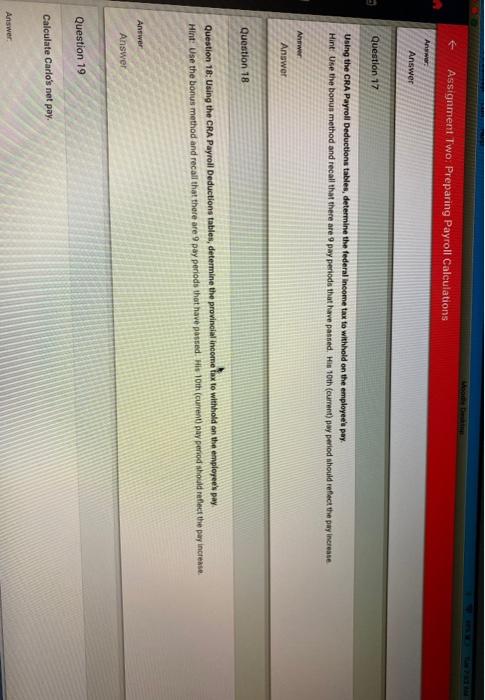 Techy a Manitoba employer review the employees salaries on an annual basis,