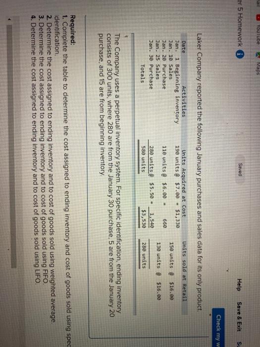  You Tube Maps er 5 Homework Saved Saved Help Save &