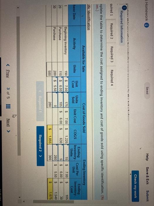 Exit SL Check my w Laker Company reported the following January purchases