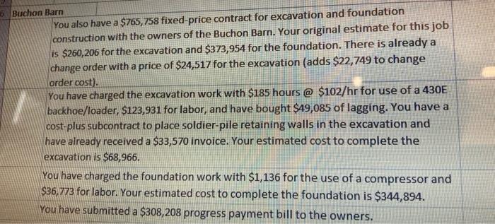 You have a $230,499 fixed-price contract for landscaping and new fencing with