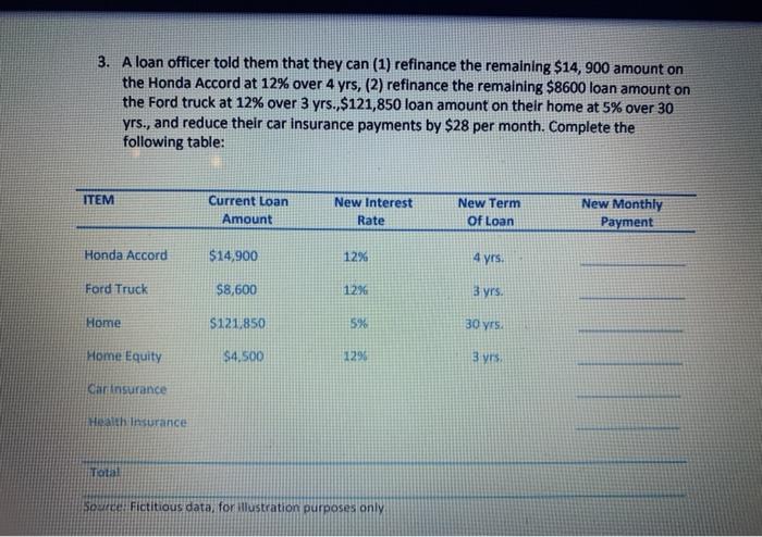 to the nearest hundredth. Robert & Julie Brown are struggling to make