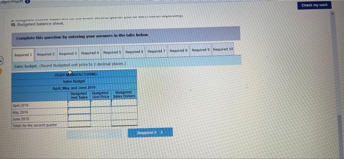 31, J19 Assets Cash Accounts receivable materials Inventory Finished goods Inventory Total