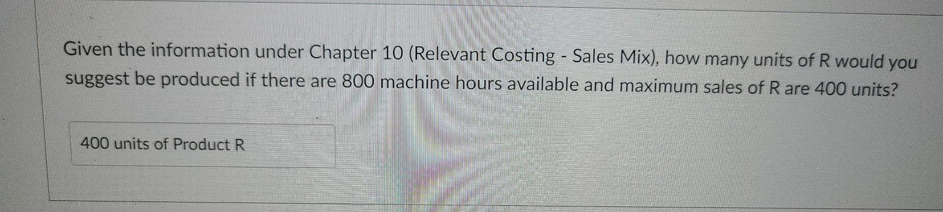 q5 help provided with q 3 and 4. Given the information under