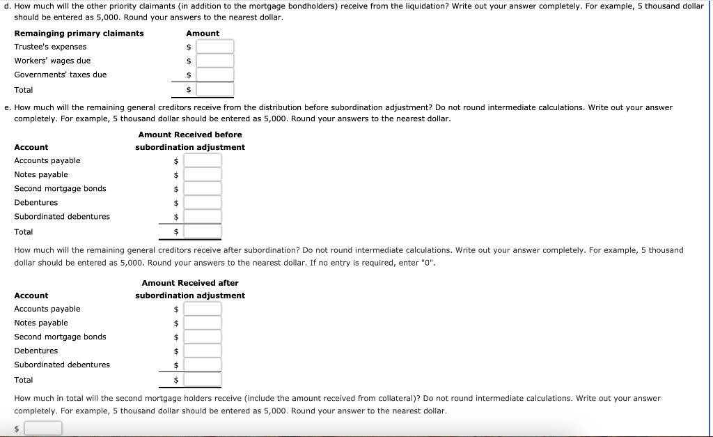 filed for bankruptcy, the McDaniel Mining Company had the balance sheet shown