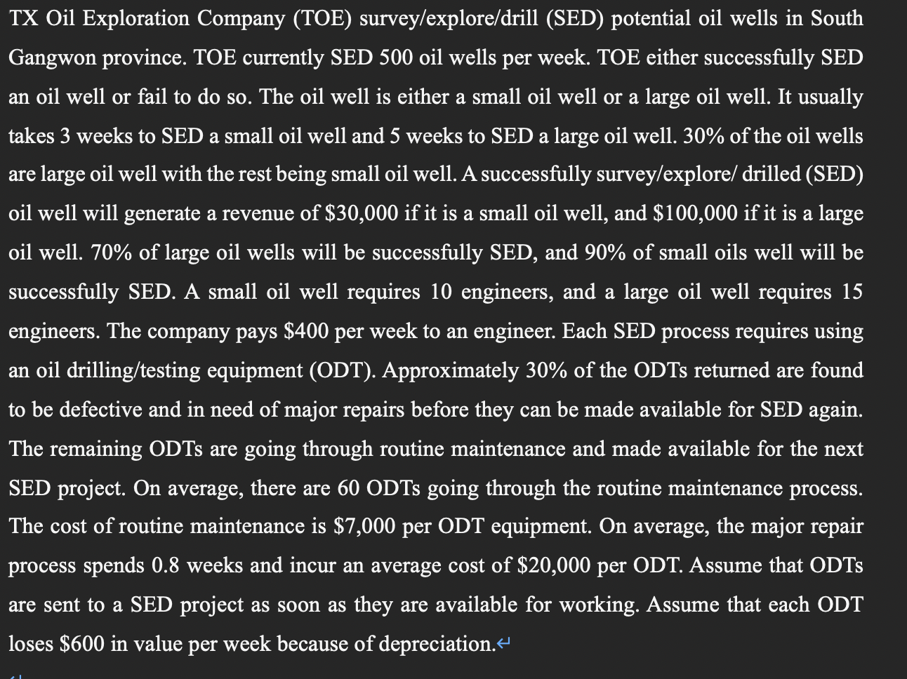 (a) Computes the profit margin per week for the current system.