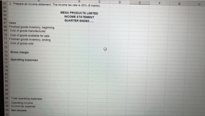 125,000 6 Depreciation (80% factory 20% administrative) 120,000 z Finished goods inventory