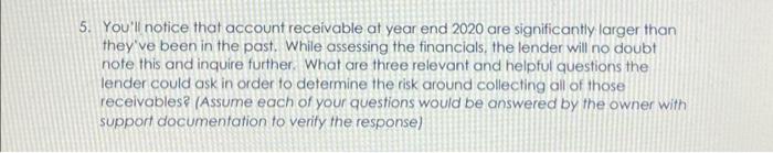questions. Please be sure to read and adhere to the additional guidance