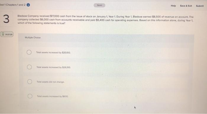  Fest 1 Chapters 1 and 2 Seved Save & E Submit