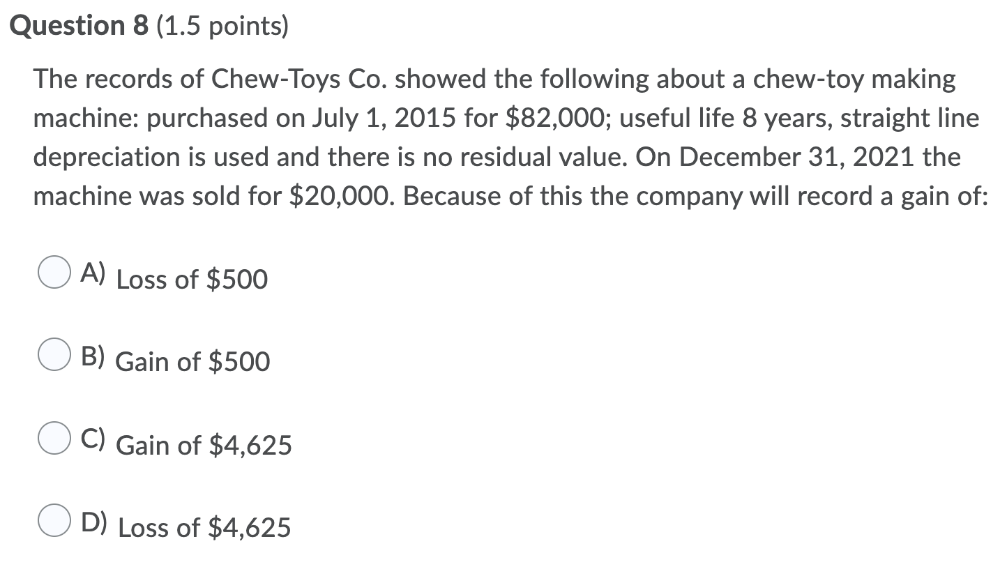 to have the equipment delivered (delivery took one day), $8,000 for insurance