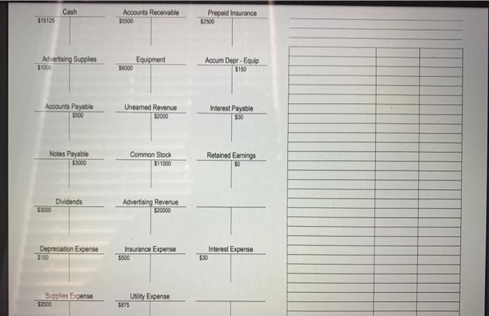 $3000 cash BT Purchased $6,000 of computer equipment by paying $3,000 in