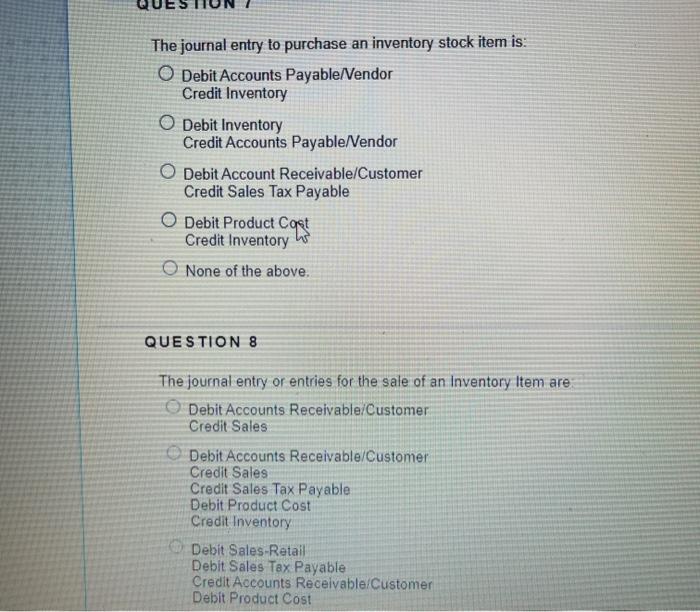 inventory type: O Labor Description only Non stock O Stock item O