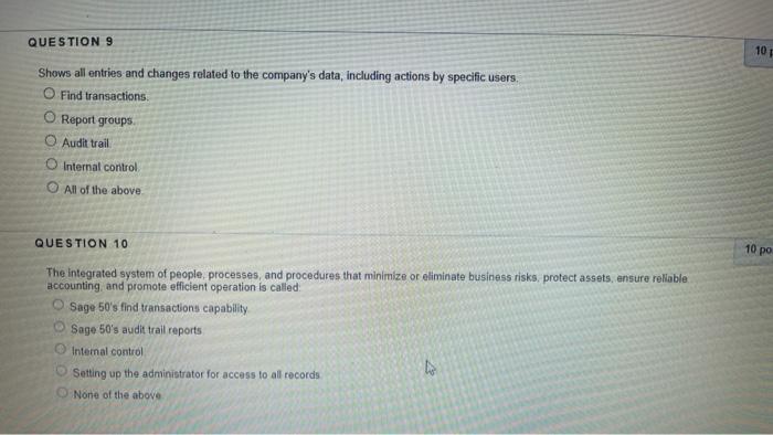 tracks the following: Stock quantities Unit prices Descriptions Cost of goods sold.