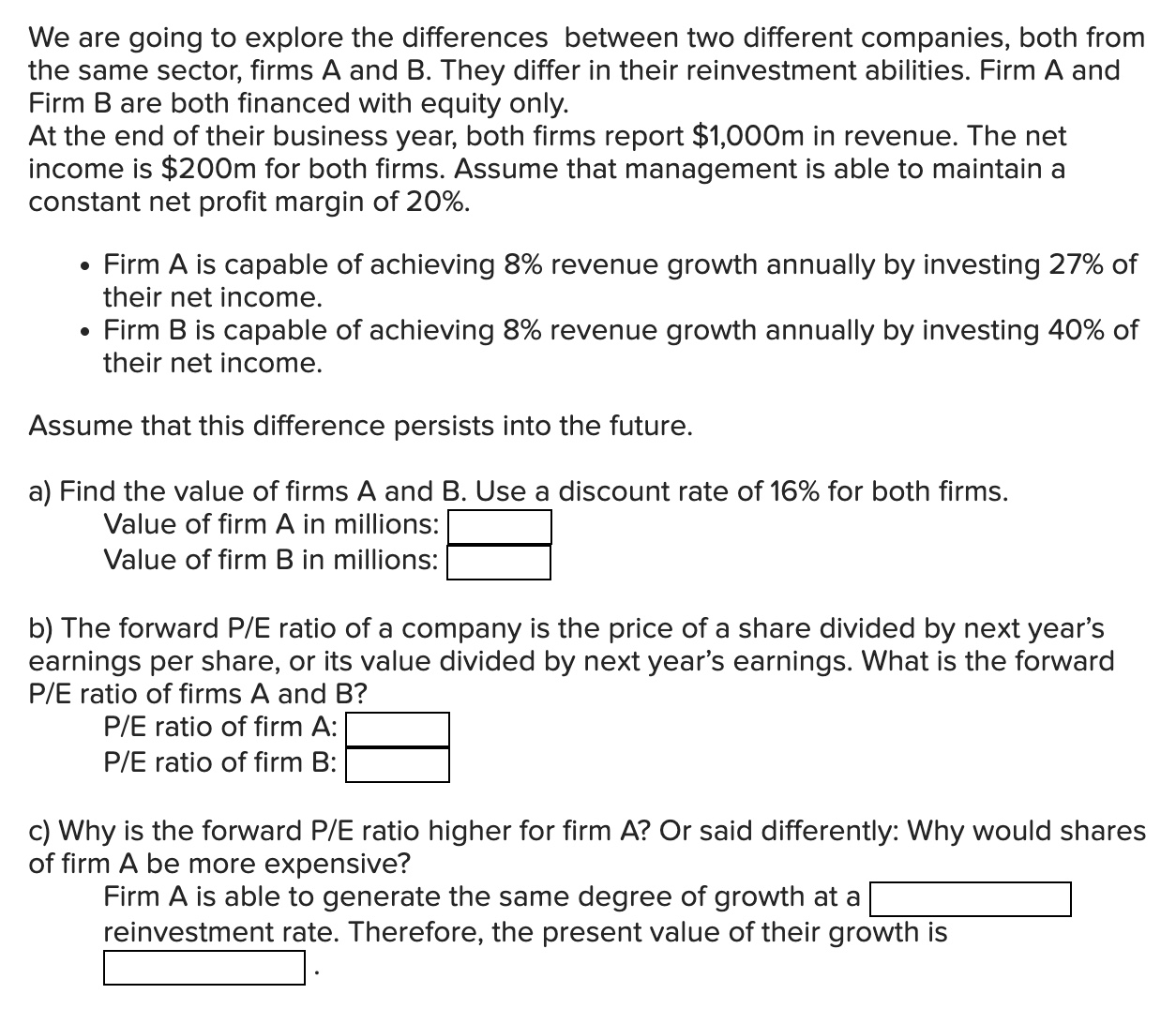  We are going to explore the differences between two different companies,