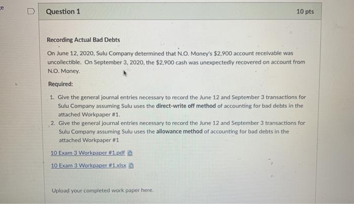 realizable value of Sulu Company's accounts receivable was $82,000 before the June