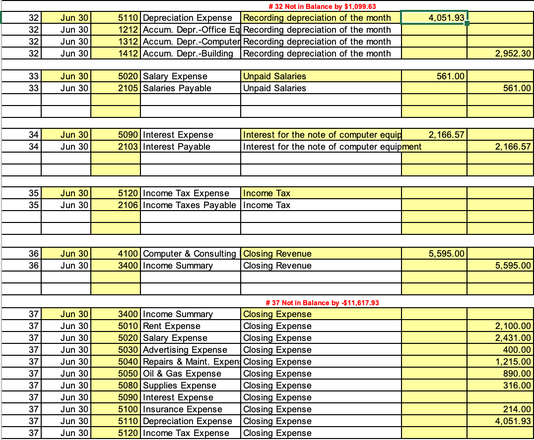 for 32 you will read the transaction (the first set of pictures)