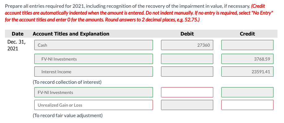 it accounts for the bonds at FV-NI, following IFRS. At December 31,
