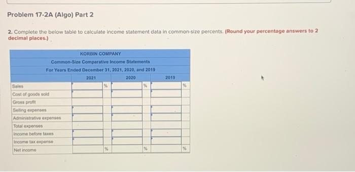percents LO P1, P2, P3 The following information applies to the questions