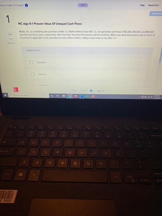  Extra Crede: Ch 6 and 7 6 Help Save & EX