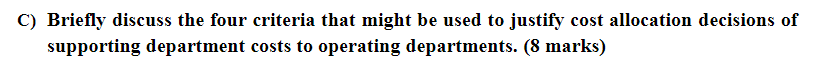 warehouse-hours. Data Centre Department costs of $75,000 are allocated based on the