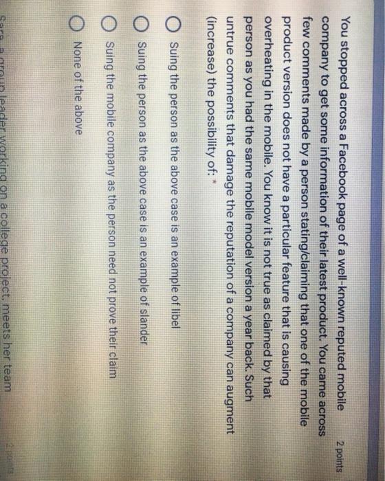 19. His work involves 2 points meeting business people from different countries.