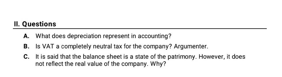 end of the first financial year, before inventory is updated, the balance