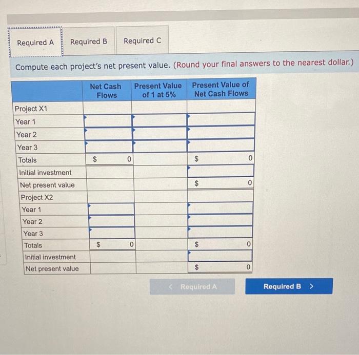 index LO P3 Following is Information on two alternative Investment projects being