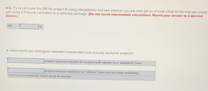 is expected to generate lower cash flows in earlier years and higher
