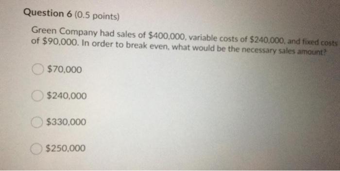 for the two products produced by the Stay-Dri Deodorant Company. For every