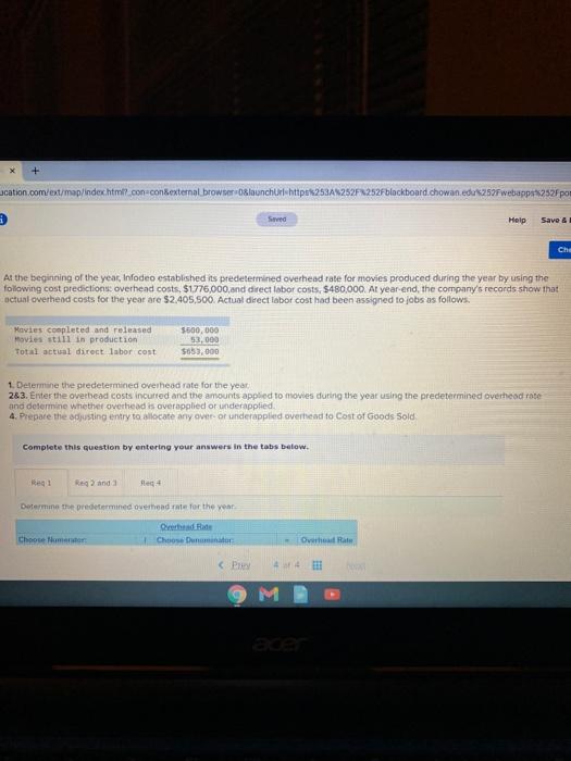  ucation.com/ext/map/indechtml?con conexternal browser Olaunchuri https:253A%252F252Fblackboard.chowan.edu 252Fwebapp252Fpor Saved Help Save Che At