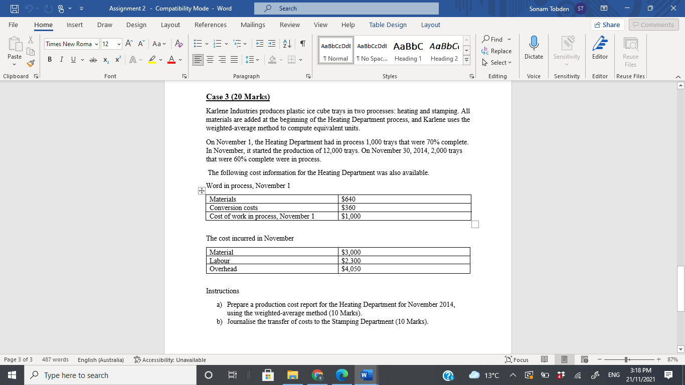 Assignment 2 - Compatibility Mode - Word Search Sonam Tobden ST