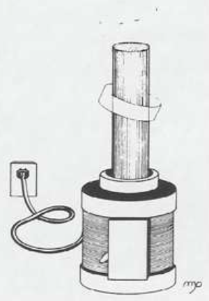 In an experiment a ring jumped up due to induced eddy currents,