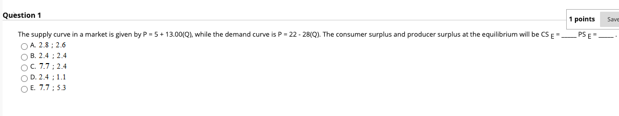 is given her choice between any two market baskets on the indifference
