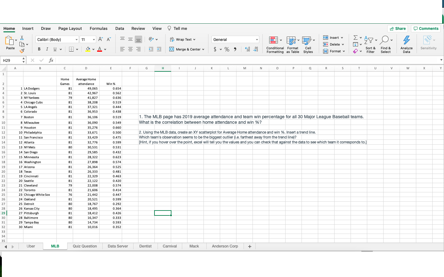 Home Insert Draw Page Layout Formulas Data Review View Tell me
