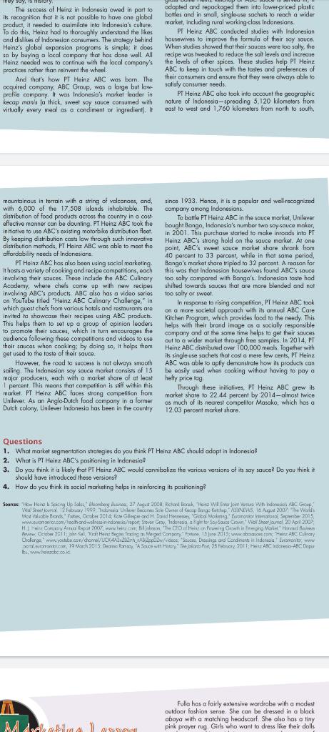 you can answer all that would be great. Marketing Lesson also produced